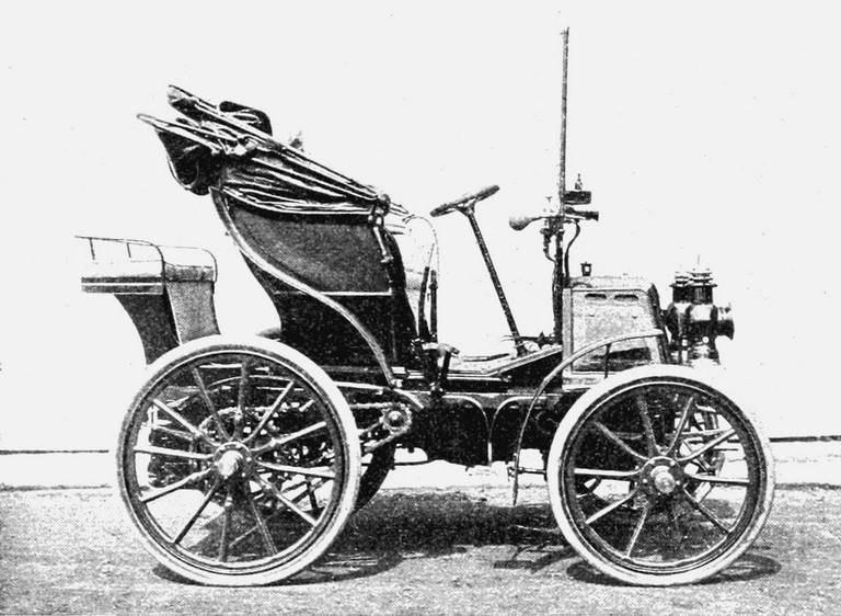 اولین خودرو چهار چرخ کمپانی مرسدس بنز